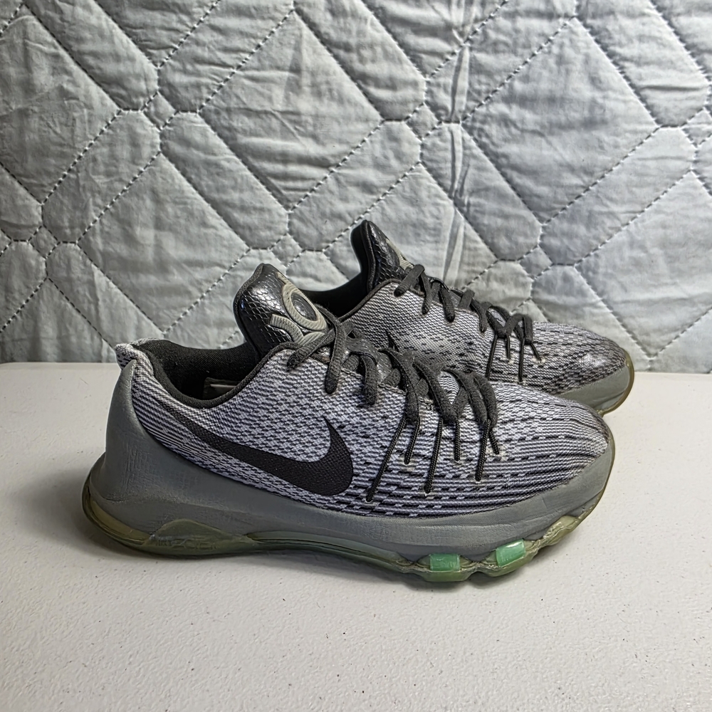 Nike KD Basketball Shoes Night SIlver/Dp Pwtr/Gray 768867-020 Sz 4.5Y